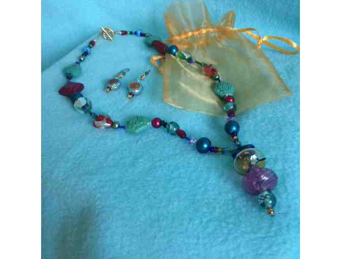 Custom Necklace & Earring Set