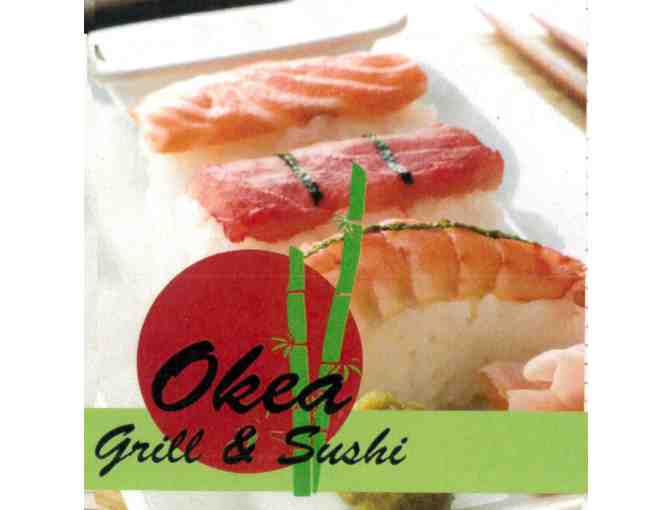 Okea Grill & Sushi $25 gift certificate