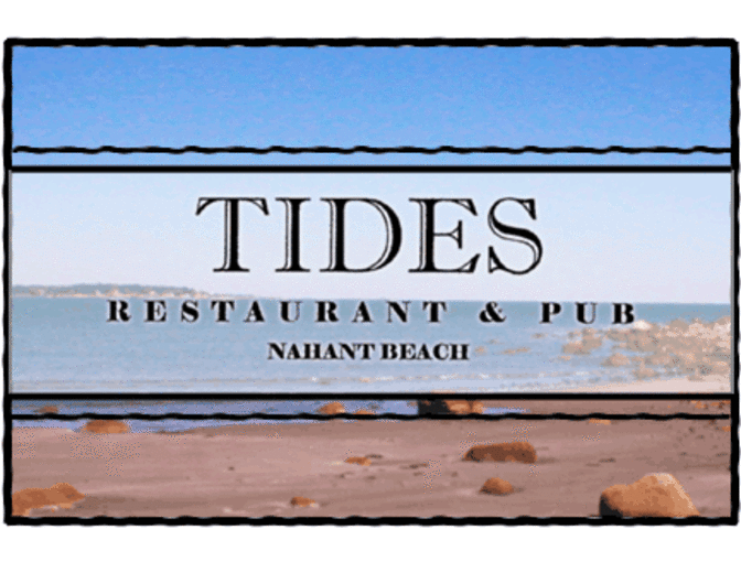 Tides Restaurant $20.00 Certificate
