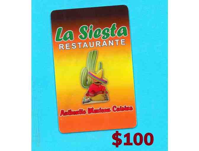 La Siesta Restaurante $100 Gift Card