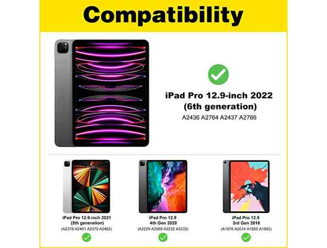 ProCase for iPad 12.9 Keyboard Case Kit