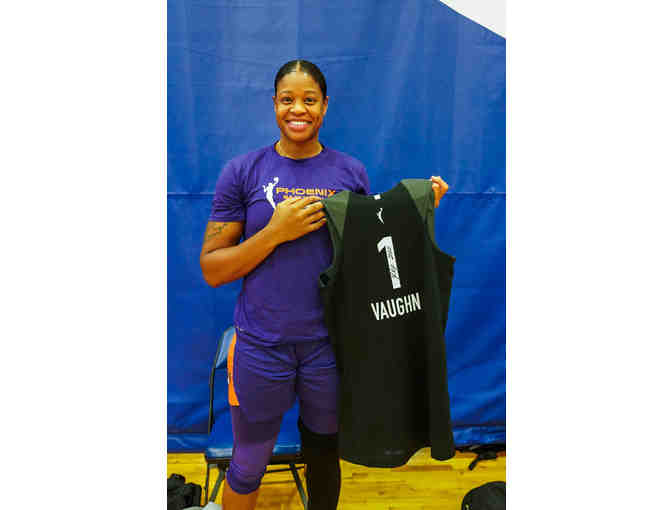 Kia Vaughn Authentic, Autographed Nike Pink Mercury Jersey