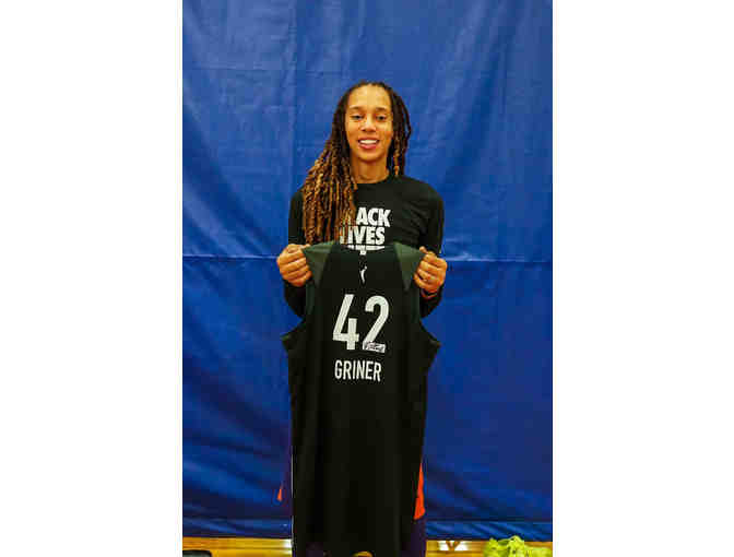 Brittney Griner Authentic, Autographed Nike Pink Mercury