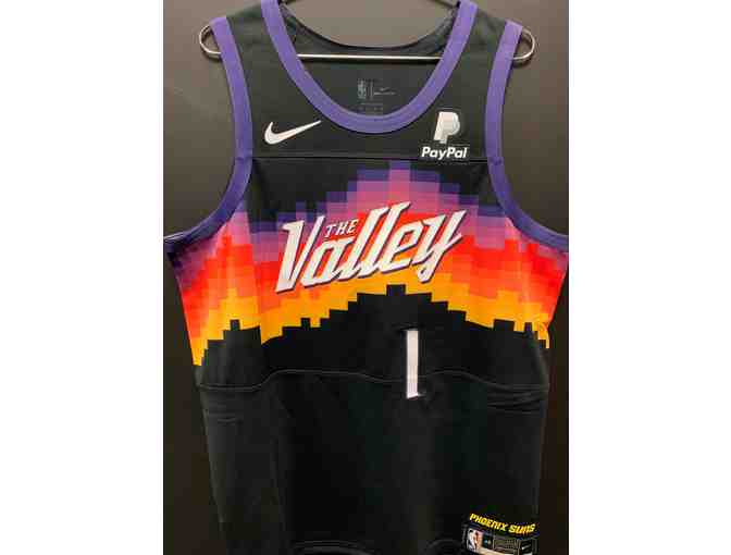 Devin Booker Autographed The Valley Jersey