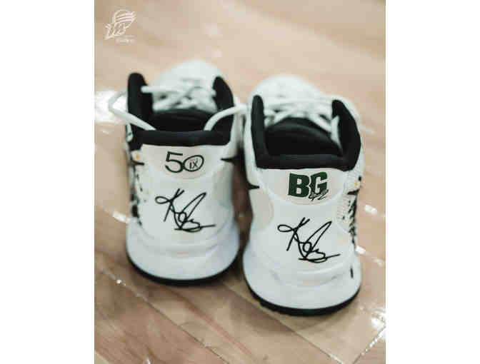 Custom Nike 'Pay Women Athletes' Kyrie Shoes Autographed by Reshanda Gray