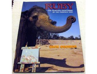 Ruby the Elephant Lithograph