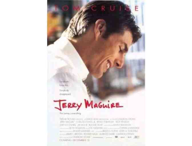 Jerry Maguire (1996) Movie Poster Signed by Cuba Gooding Jr. - Custom Framed