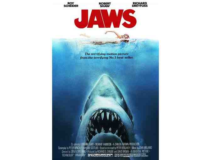 JAWS Poster - Signed by Richard Dreyfuss