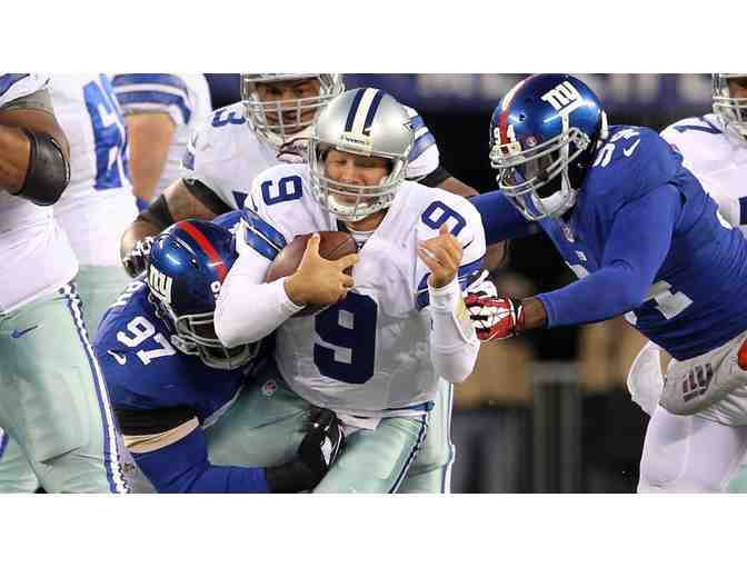 Tickets to the Giants vs. Cowboys game on December 10, 2017