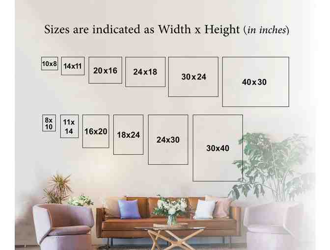 G04 Pair of Pickleball Paddle Giclee Prints, Framed 8'x10'