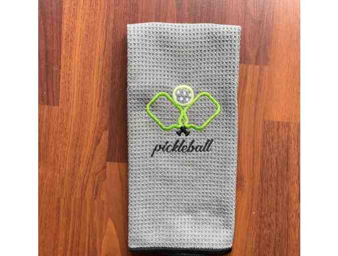 E24 Waffle Weave Pickleball Towel with Carabiner Clip