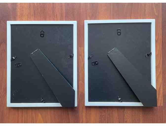 G04 Pair of Pickleball Paddle Giclee Prints, Framed 8'x10'