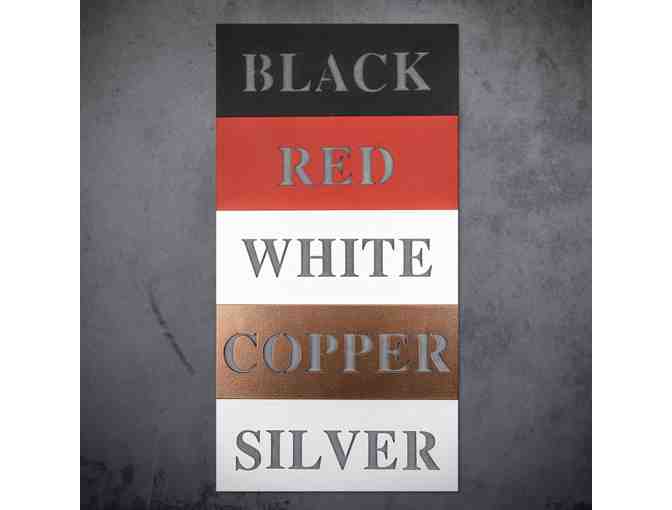 G07 Personalized 14' Pickleball Metal Wall Art