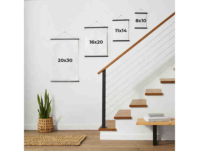 H14 ' Pastel Sky & Reflections on a Low Country Marsh' Framed 10'x13' Print of Painting