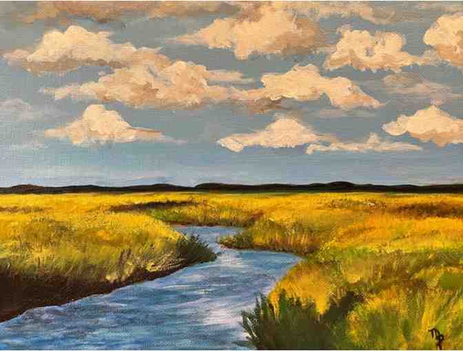 H16 'Low Country Marsh' - 8' x 10' Framed 8'x10' Print of Original Painting