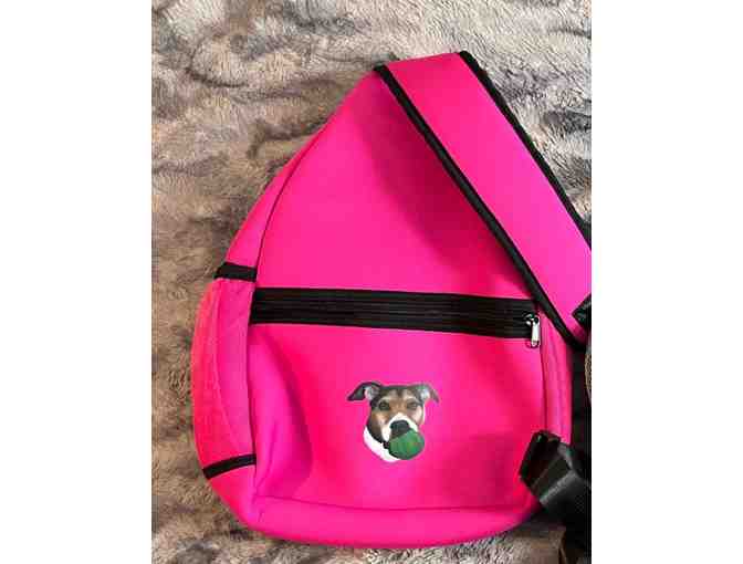 E01 Pink Neoprene Pickleball Bag
