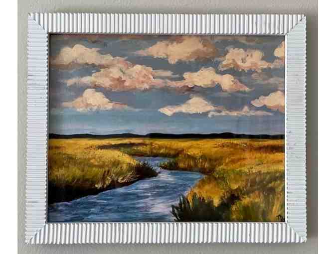 H16 'Low Country Marsh' - 8' x 10' Framed 8'x10' Print of Original Painting