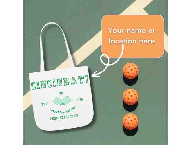 E15 'Your name here' Custom Pickleball Tote