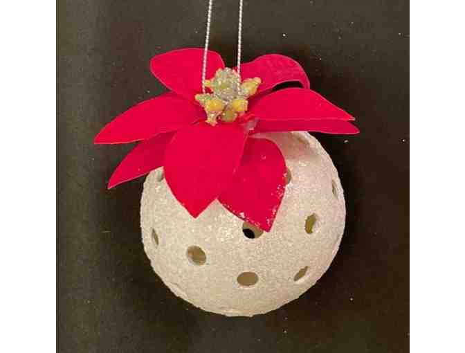 O03 Upcycled Pickleball Ornament #3