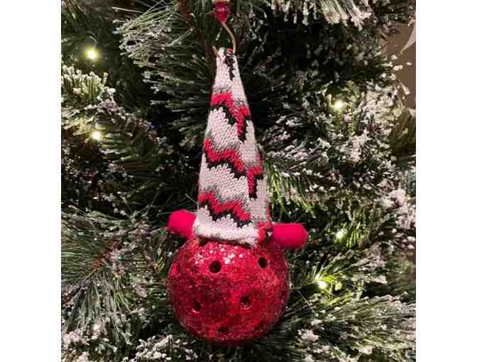 O04 Upcycled Pickleball Ornament #4