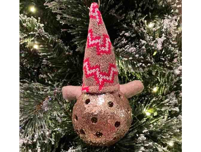 O12 Upcycled Pickleball Ornament #12