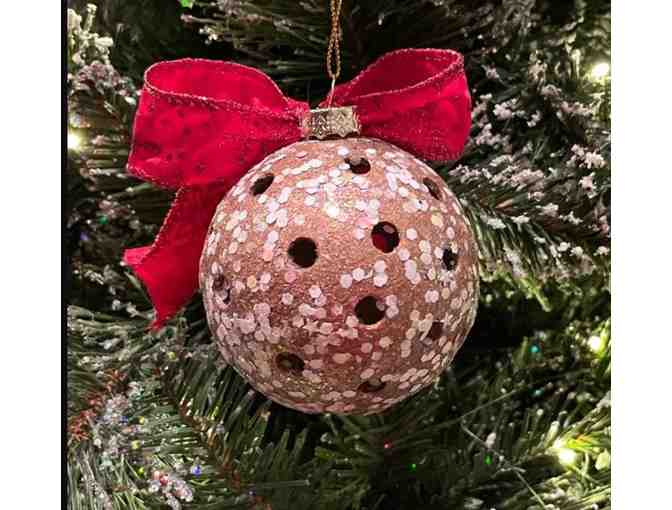 O15 Upcycled Pickleball Ornament #15