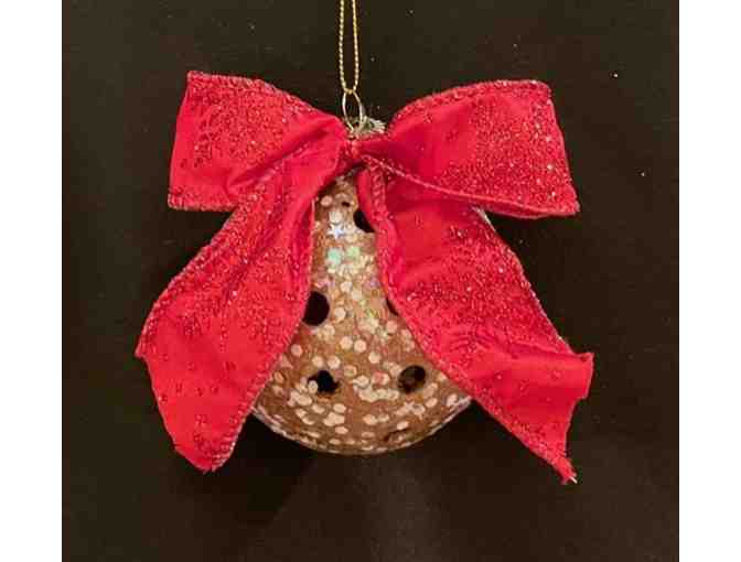 O15 Upcycled Pickleball Ornament #15