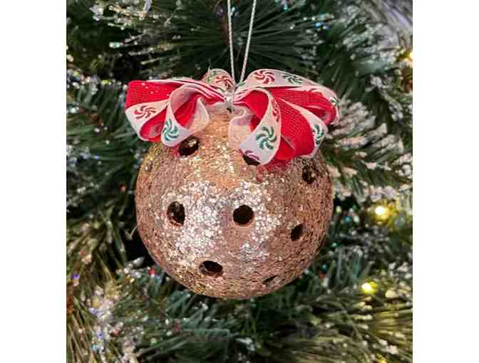 O21 Upcycled Pickleball Ornament #21