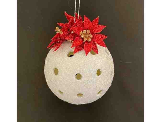 O23 Upcycled Pickleball Ornament #23