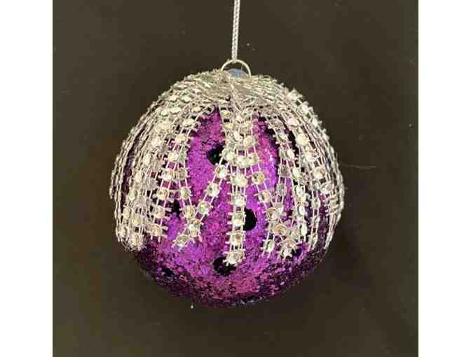 O25 Upcycled Pickleball Ornament #25