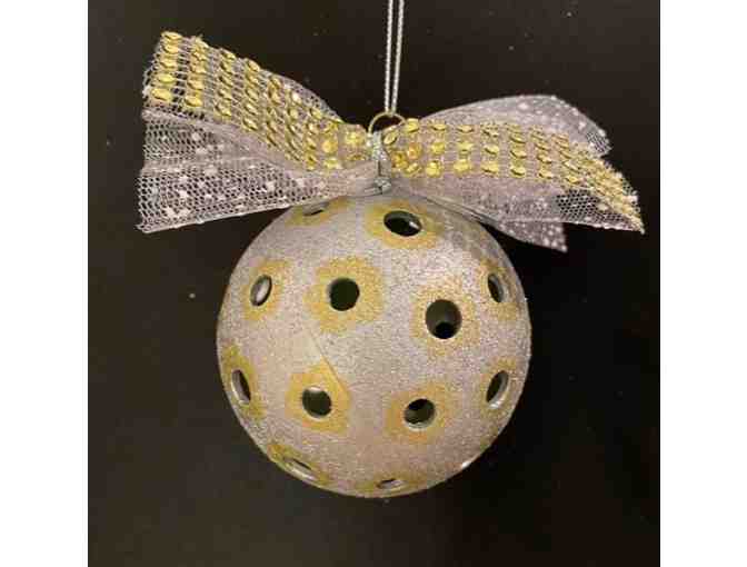 O27 Upcycled Pickleball Ornament #27