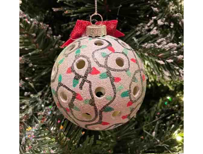 O31 Upcycled Pickleball Ornament #31