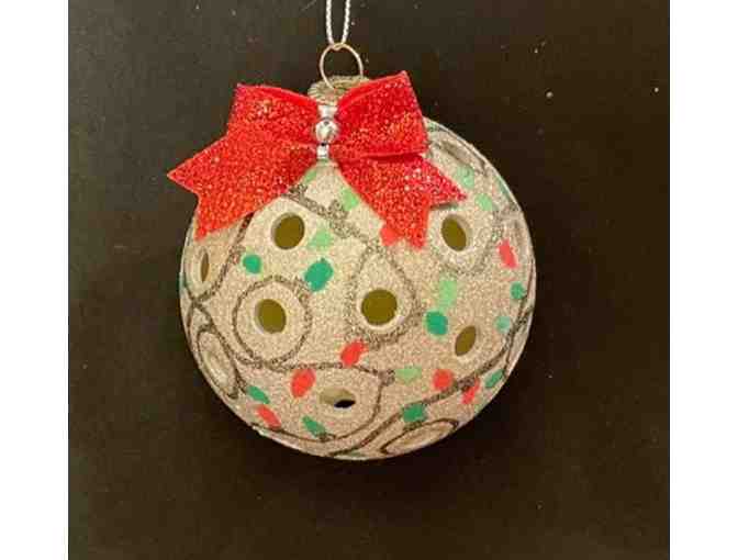 O31 Upcycled Pickleball Ornament #31
