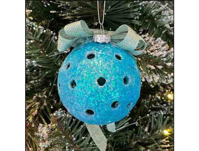 O40 Upcycled Pickleball Ornament #40