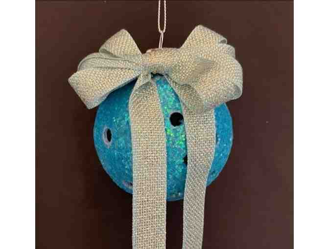 O40 Upcycled Pickleball Ornament #40