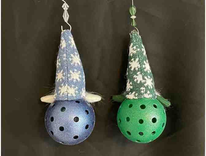 N10 Upcycled Pickleball Ornament Duo #10