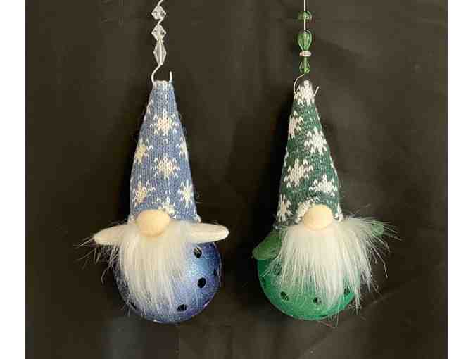 N10 Upcycled Pickleball Ornament Duo #10