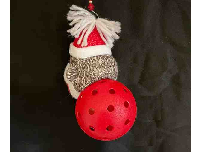 O20 Upcycled Pickleball Ornament #20