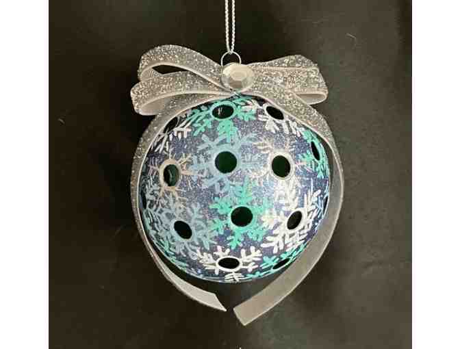 O24 Upcycled Pickleball Ornament #24