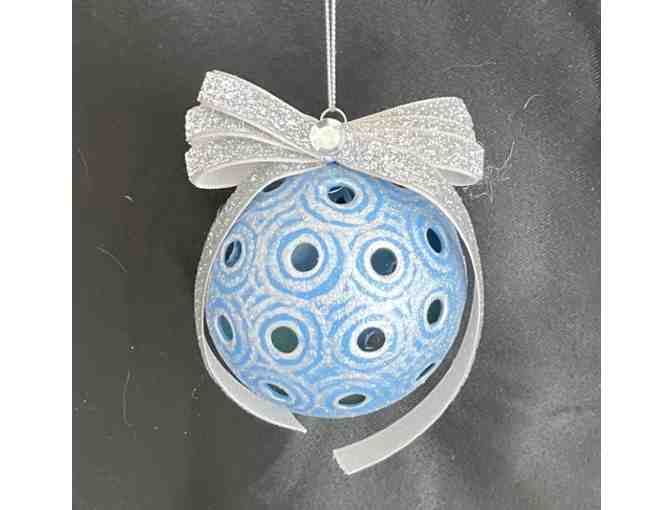 A10 Upcycled Pickleball Ornament #10