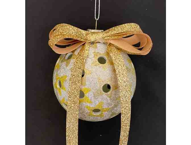 A14 Upcycled Pickleball Ornament #14