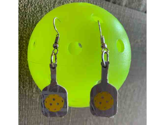 B05 Pickleball Dangle Earrings