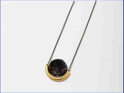 Larissa Loden Sun and Moon Onyx Necklace