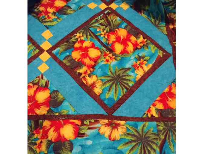 Mr. Vitkus: Hand-made Tropical Quilt - Photo 1