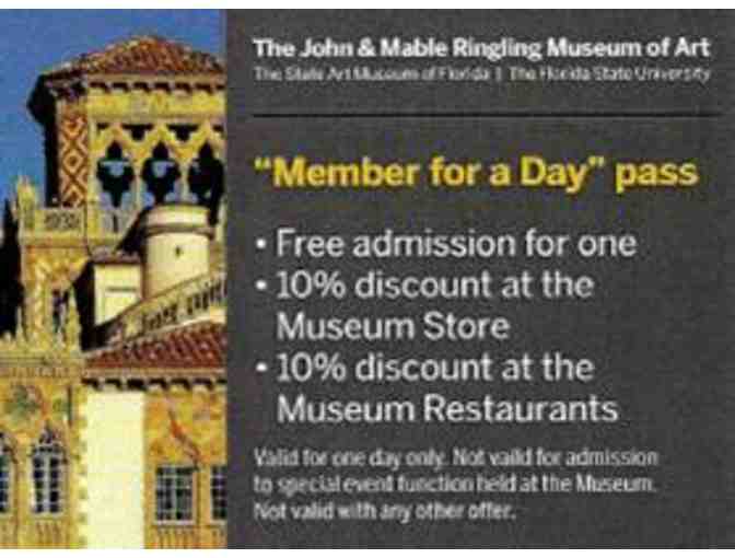 Ringling Museum of Art - (2) Guest Passes