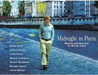'Midnight in Paris' DVD and $250 Gift Certificate to La Voile, Boston