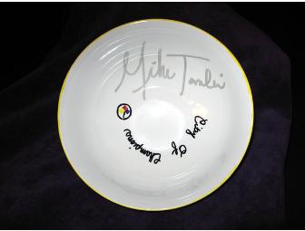 Mike Tomlin Autographed Bowl