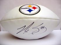 Max Starks Autographed Football