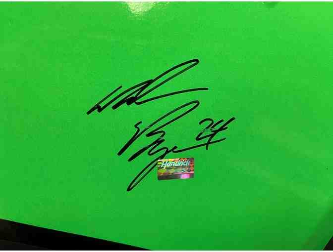 Autographed William Bryon NASCAR Fender