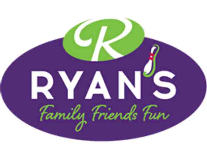 Two $15 Gift Certificates to Ryan Amusements